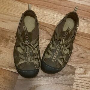 JBU by Jambu Water Ready Sneakers Womens 9 Leather Brown Sport Sandals Gorpcore